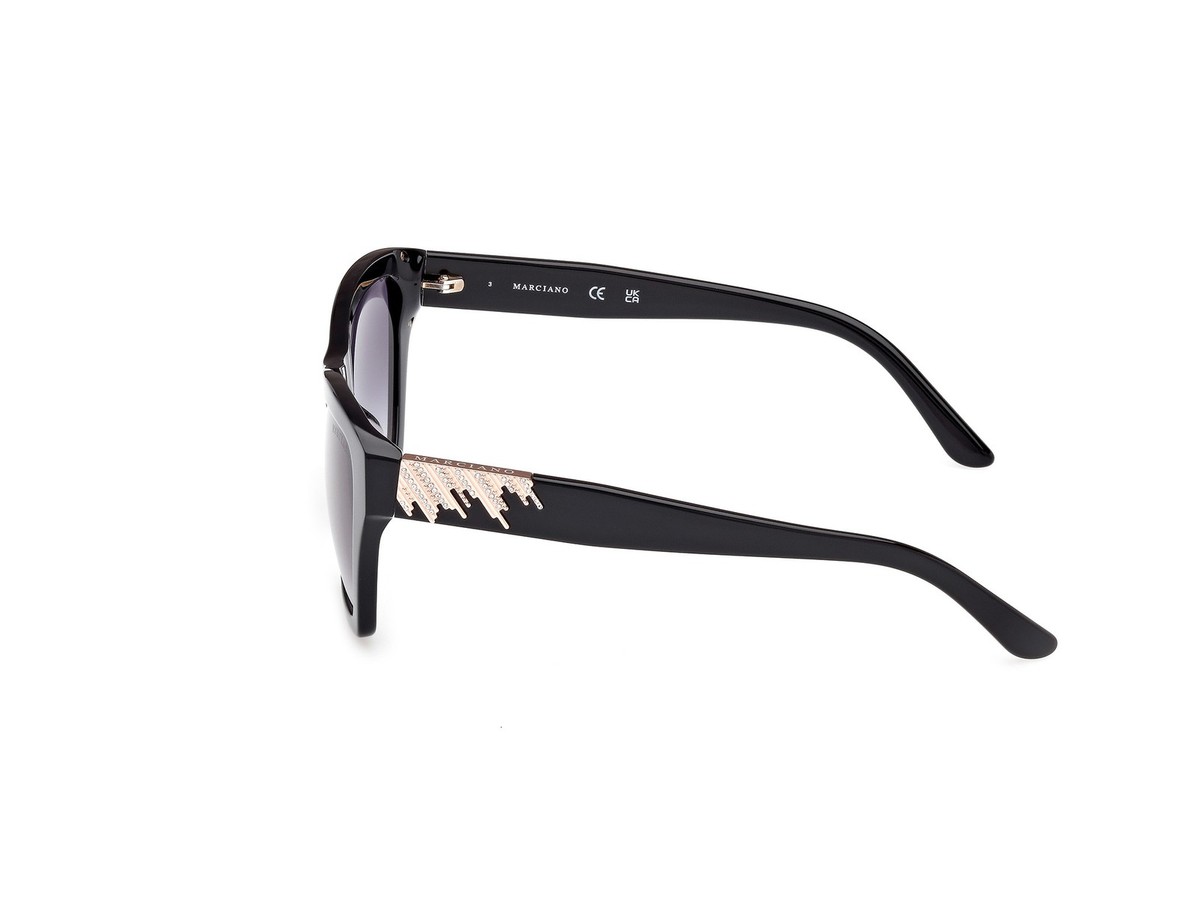 Guess by Marciano Sunglasses GM00024 01B Black smoke Woman