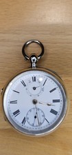 Taschenuhr Silber Gangreserveanzeige,Auf- und Ab-Werg, Power Reserve, Englisch