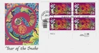 Chinese New Year of the Snake #3500 FDC w/Plate Blk Fleetwood Cachet M6714
