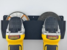 deWalt Dual Angle Grinder Holder Wall Mount Rack Garage Tool Organizer