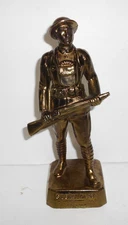 WW1 USGI MoH Winner Greek American George Dilboy 9" Metal Statue Free Shipping