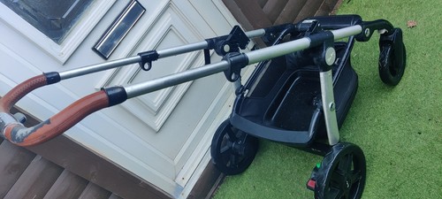 Frame Silver Cross Wave Chassis With Wheels & Large Basket For Single / Double - Bild 7 von 12