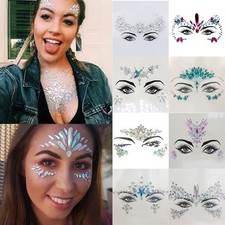 Temporary Face Gems Sticker Unique Body Make Up Clubbing Holidays Parades