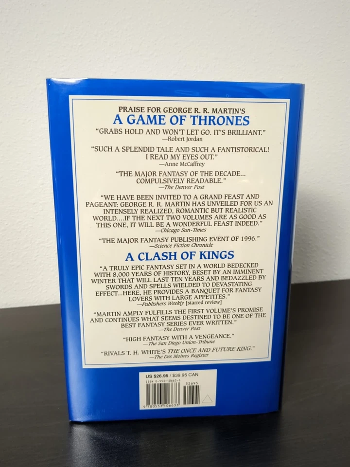 Game of Thrones 1st Edition Print George R.R. Martin Lot Feast for Crows Storm + - Image 4 of 4