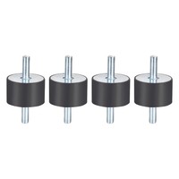 4Stk Silentblock Gummipuffer SchwingungsdäMpfer Anschlagpuffer M8 Ø40Mmxh25Mm