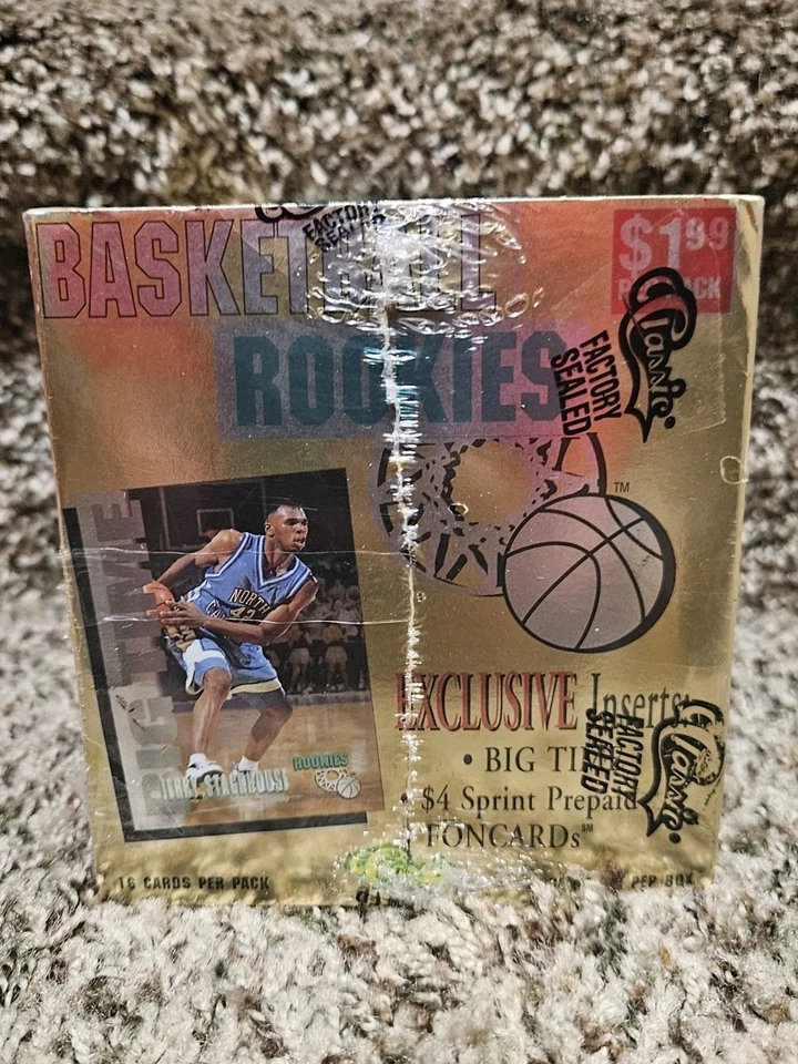 1995 Classic Rookies Autographs Basketball 30 Packs Sealed GOLD BOX! Shaq RC - Image 3 of 3
