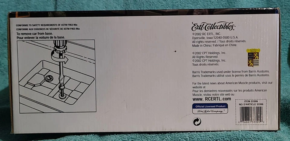 Gold Starsky & Hutch Ford Gran Torino Die Cast 1:18 Ertl Super George Barris - Image 3 of 4