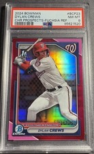 2024 Bowman - Chrome Prospects Dylan Crews Fuchsia Refractor /199 (RC)🔥🔥📈
