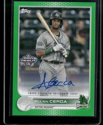 2022 Topps Pro Debut Allan Cerda #PD-86 Auto