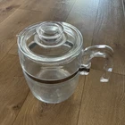 Vintage Pyrex Flamewear 7759 B 9 Cup Coffee Pot W/ Lid (no Filter)