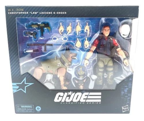 Hasbro G.IJoe Classified Series Christopher Law Lavigne & Order Boxed 6 Inch #1