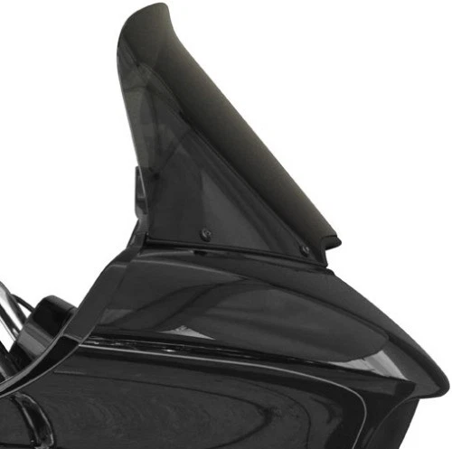 Chaleco cortavientos 14 pulgadas. Parabrisas - Humo Oscuro Motocicleta Bicicleta de Calle 68-1440 Foto 2 de 4