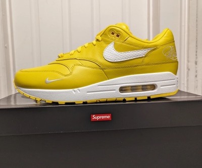 Supreme X Nike Air Max 1 '87 SP Speed Yellow HF8813 700 Supreme X Nike Air Max 1 '87 SP Speed Yellow HF8813 700