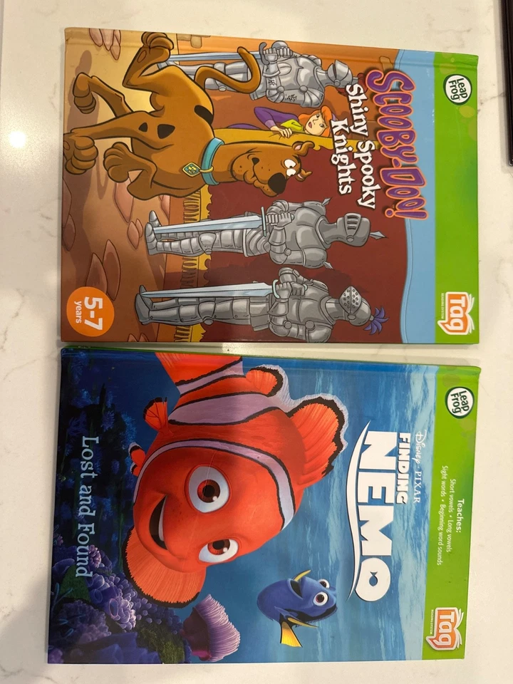 Leap Frog Tag Reading System with Pen Interactive, Map, writing, 8 booksLot - Image 4 of 4