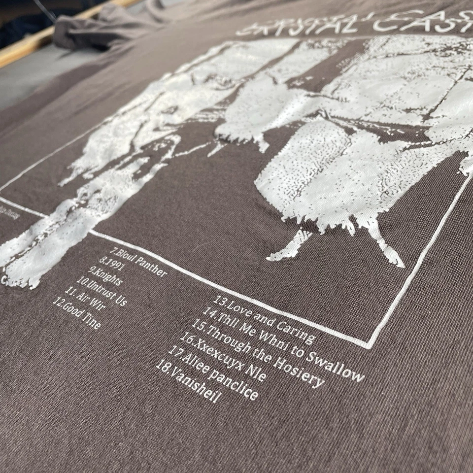 Crystal Castles Shirt Men’s Large Graphic Edith Frances Electronic Read Descri - Image 4 of 4