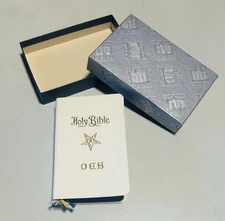1960’s  Order Of The Eastern Star Holman KJV Masonic Bible In Box-Fast Free Ship