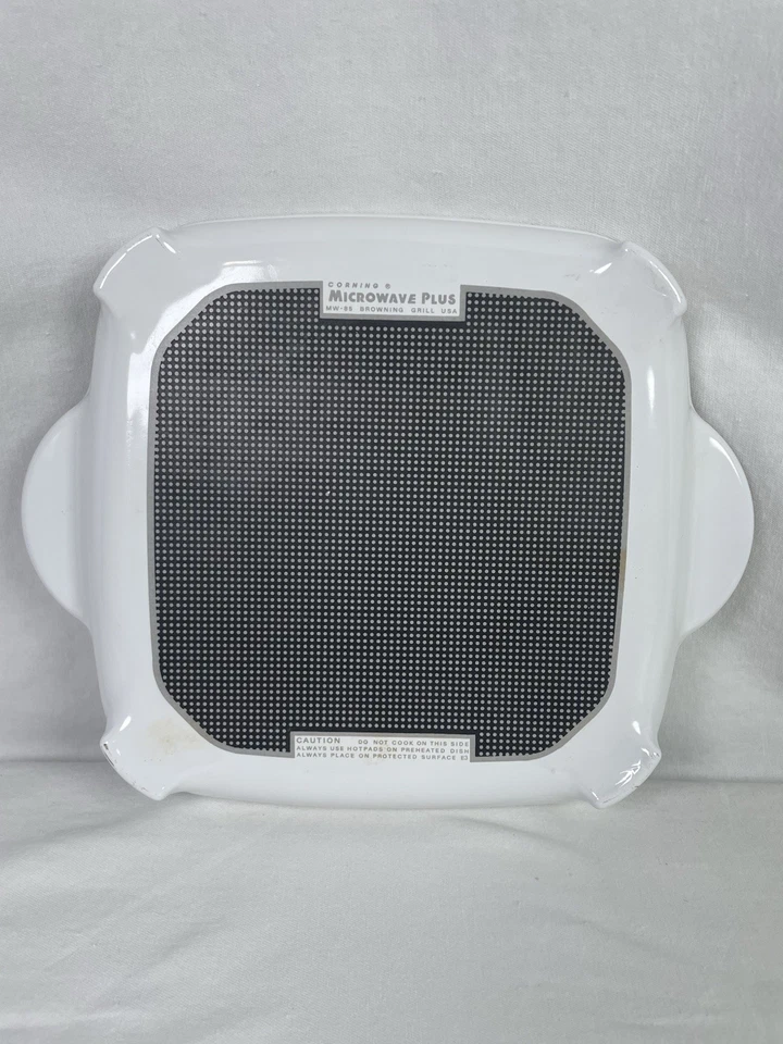 Corning Microondas Plus MW-85 Browning Grill Placa Blanco Foto 4 de 4