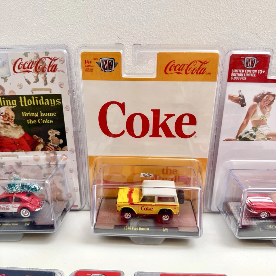 M2 Machines Coca cola van, truck, wagon Lot of 14 different variation - Image 4 of 4
