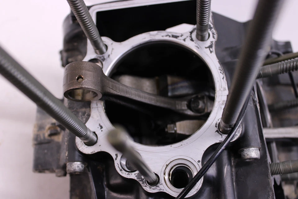 98-03 YAMAHA V STAR 650 MOTOR CÁRTER MOTOR CON BIELAS TRANSMISIÓN Foto 3 de 4