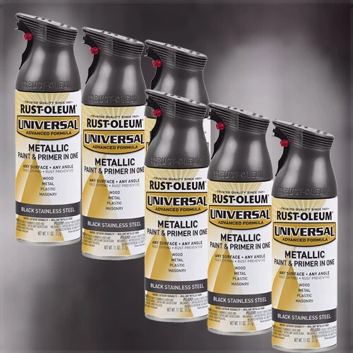 Rustoleum black deals stainless steel paint