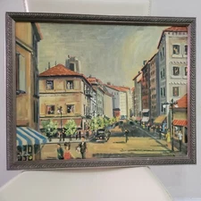 Oil on Canvas,  Cityscape 