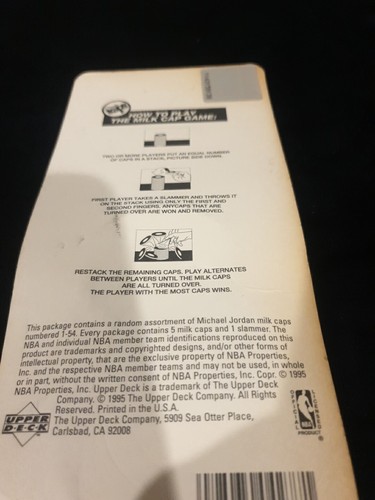 jordan Back Milk Cap Starter Pack Upper Deck Premier Edition Free Postage - Picture 5 of 6