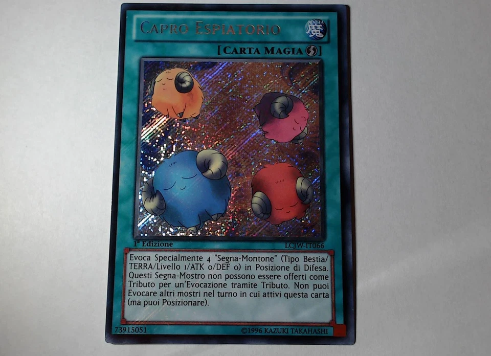 Yugioh SÜNDENBOCK , lcjw-it066 Secret Rare italienisch Near Mint 1. Auflage - Bild 3 von 4