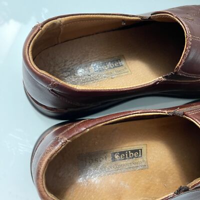 Josef Seibel Men\'s Brown Genuine Leather Slip On Loafer Shoes Size EU 42/US 9 Josef Seibel Men main image 3