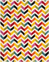 Safavieh Ivory / Multi Kids Shag Rug - 8' 6 X 12' on sale Safavieh Ivory / Multi Kids Shag Rug - 8' 6 X 12' on sale