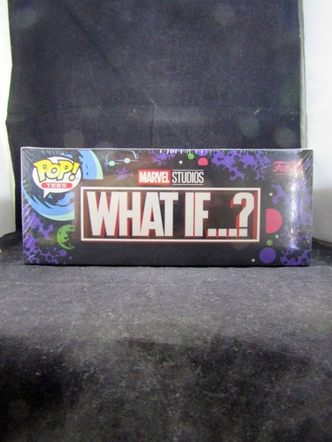 Funko Pop Marvel 989 What If? Black Light Infinity Killmonger & Tee Target - Picture 13 of 13