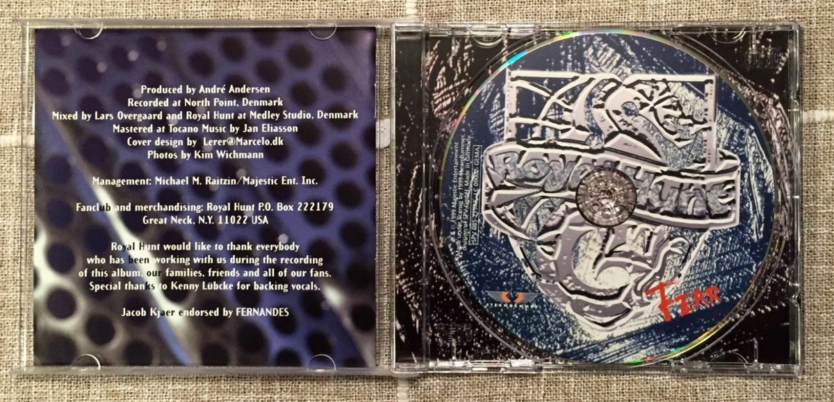 Royal Hunt - Fear (Import CD w/Slipcase - Signed by 2 band members