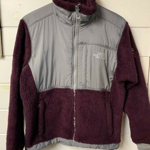 north face fleece jacket purple