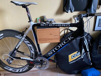 Rennrad gebraucht carbon, leichte Gebrauchspuren  schwarz weiß