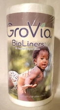 GroVia Bio Liners Natural Diaper Liners 200 CT Unscented
