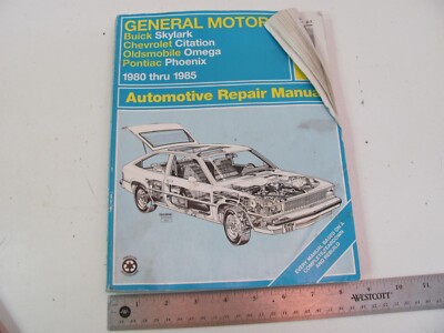 General Motors Haynes Automotive Repair Manual (38020) 1980 Thru 1985