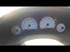 Used Speedometer Gauge fits: 2005 Dodge Caravan cluster white face w/tachometer