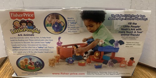Fisher Price Little People Arche Tiere Kamele Pfauen Neuverpackung Schäden - Bild 5 von 8