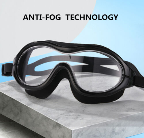 Gafas de baño para adultos impermeables antiniebla UV visión ancha gafas de baño ajustables - Imagen 1 de 26