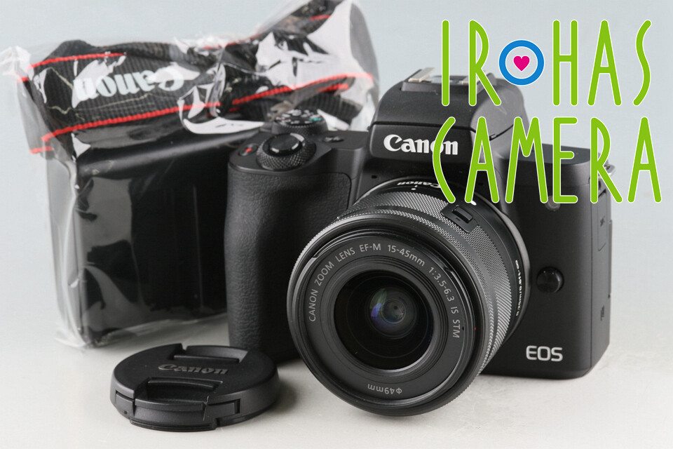 Canon EOS Kiss M + EF-M 15-45mm F/3.5-6.3 IS STM Lens #55298 Canon EOS Kiss M + EF-M 15-45mm F/3.5-6.3 IS STM Lens #55298