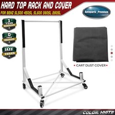White Hard Top Storage Cart with Dust Cover for Chevrolet Corvette Mercedes-Benz