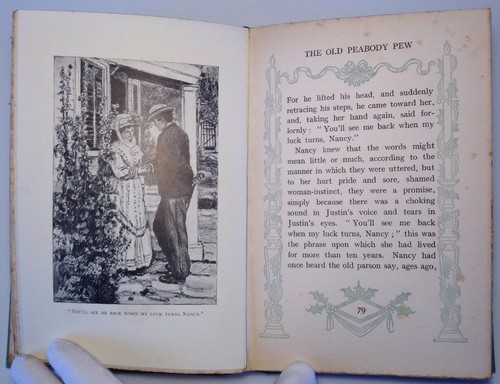 The Old Peabody Pew, Kate Douglas Wiggin, 1907 Illustrated Antique Hardback - Picture 11 of 12