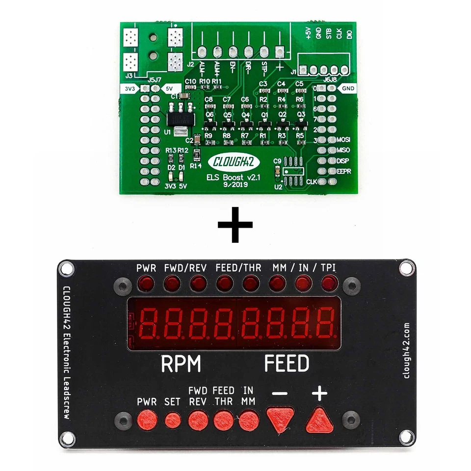 CLOUGH42 Elektronische Leitschraube (ELS) Combo Schnittstelle und Bedienfeld Kit