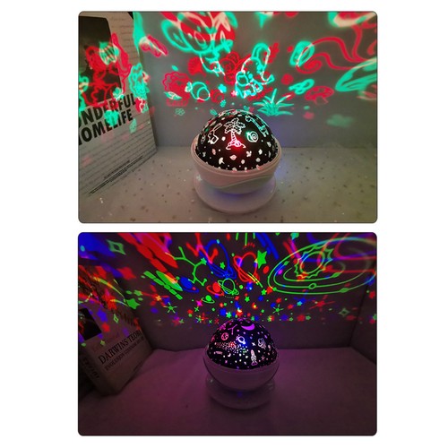 Kids Room LED Night Light Star Galaxy Projector Lamp Rotating Starry Baby Gift - Picture 8 of 12