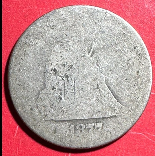 1877-P Seated Liberty Quarter — photo from another recent sale