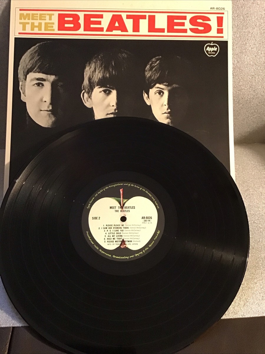 洋楽 MEET THE BEATLES! AR-8026 Vinyl Records - Meet The Beatles - 1973 Japanese Mono