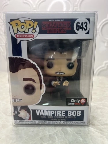FUNKO Pop!  Stranger Things Vampire BOB #643 GameStop Exclusive w/ Protector