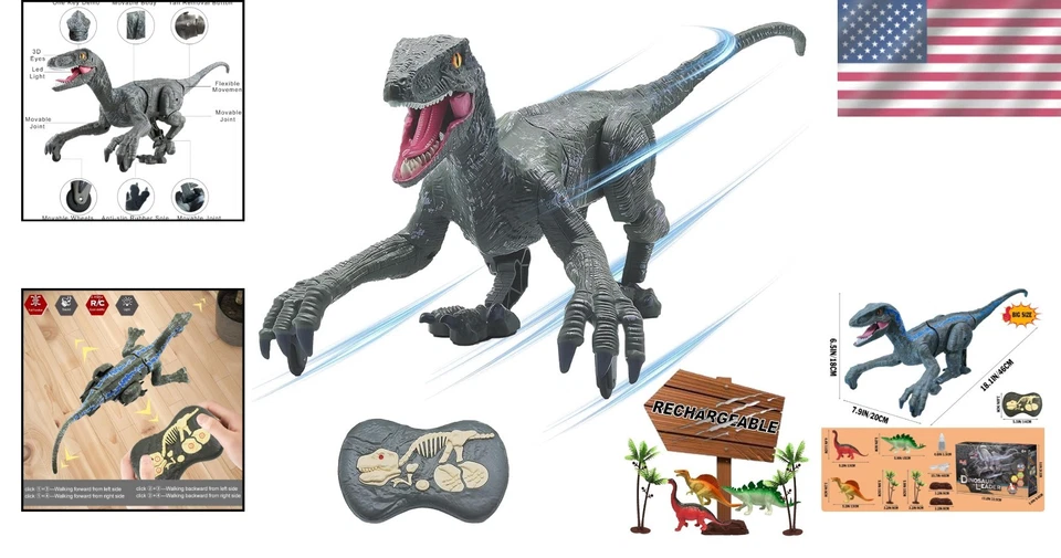 Realistic Roaring Dino Toy for Boys and Girls - Image 2 of 4