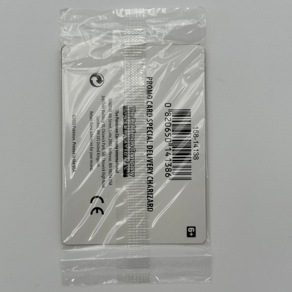 Special Delivery Charizard Sealed SWSH075 Sword & Shield Black Star Promo Card - Image 2 of 4