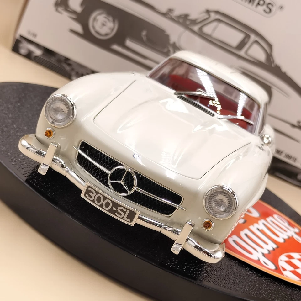 MINICHAMPS 1/18 Mercedes-Benz 300 SL 1954 White 180039006 Diecast model - Image 3 of 4