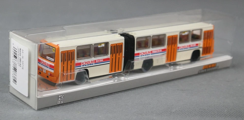 BREKINA 59738 H0,1:87 Ikarus 280.02, 1991, "BVB/Konsum" - NEUHEIT 2025! - Bild 4 von 4